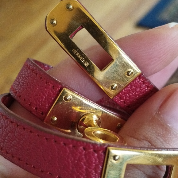 Hermes Jewelry - Authentic Hermes Kelly Double Tour Buckle Bracelet
